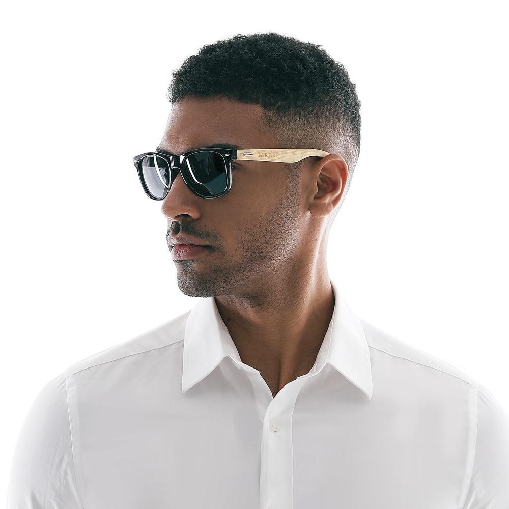 Lunettes de soleil classiques en bambou polarisées faites à la main, naturelles, pour hommes et femmes, lunettes de soleil en bois Oculos de sol masculino avec protection UV400 pour les yeux