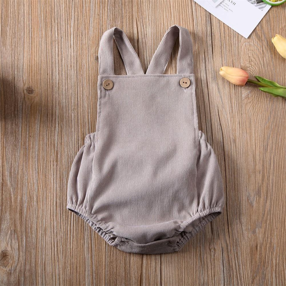Vêtements d'été pour bébé, nouveau-né, garçon/fille, body-salopette dos nu pour filles