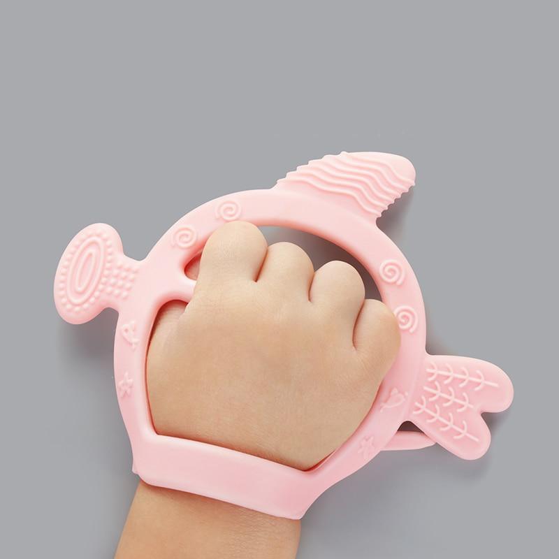 Gants de dentition en silicone pour bébé, sucette de soins dentaires pour nouveau-né, jouets de dentition durables pour enfants suçant les doigts, anneau de dentition pour le pouce