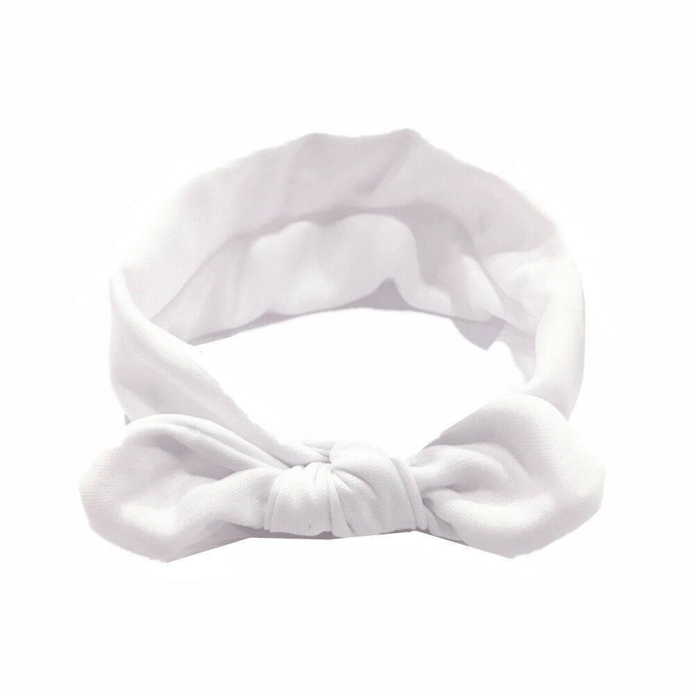 Bandeau Bébé Nœud Solide Mignon Doux Élastique Bandeau Cheveux Princesse Mignon Couvre-chef Accessoires Cheveux Pour Filles