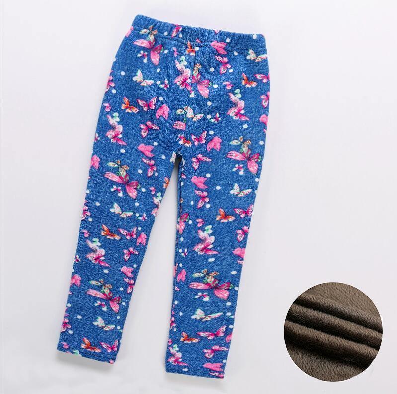Legging Épais Luxe Moderne Enfant Fille Garçon Automne Hiver Pantalon Doublé Bébé Fille Garçon Vêtement Enfant Fille