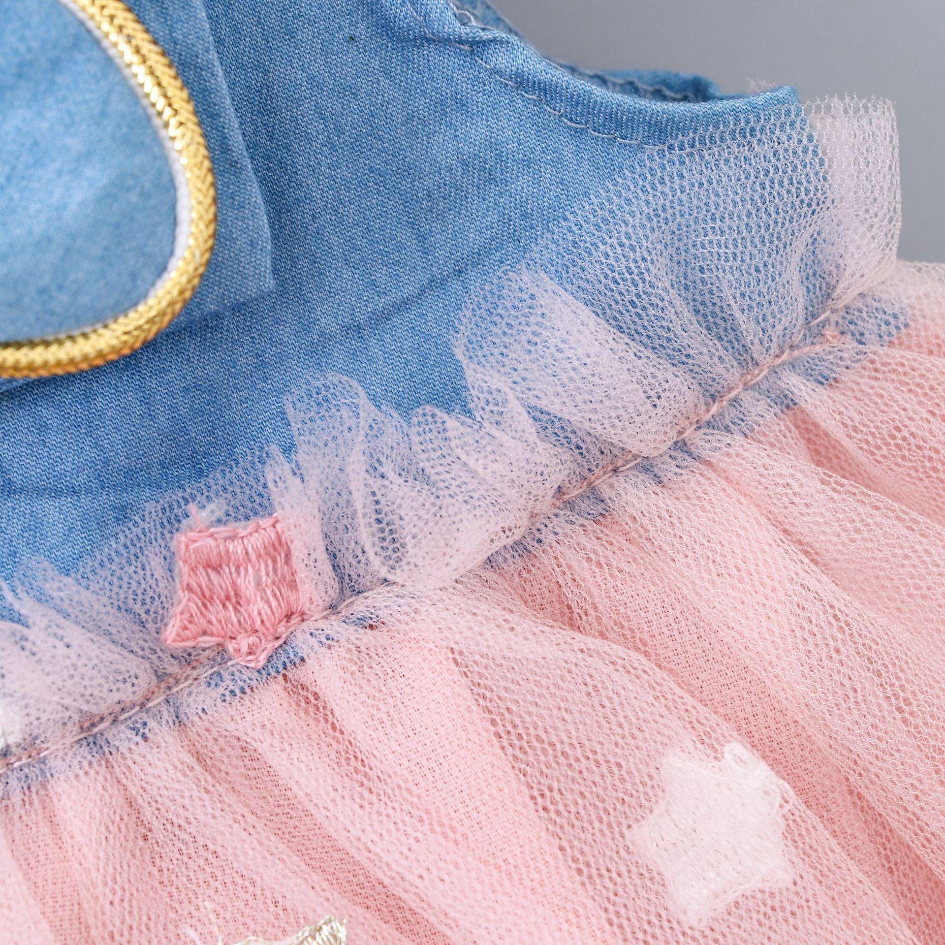 Robe tutu de soirée pour bébé fille de 0 à 2 ans au design princesse élégant et moderne, en tulle