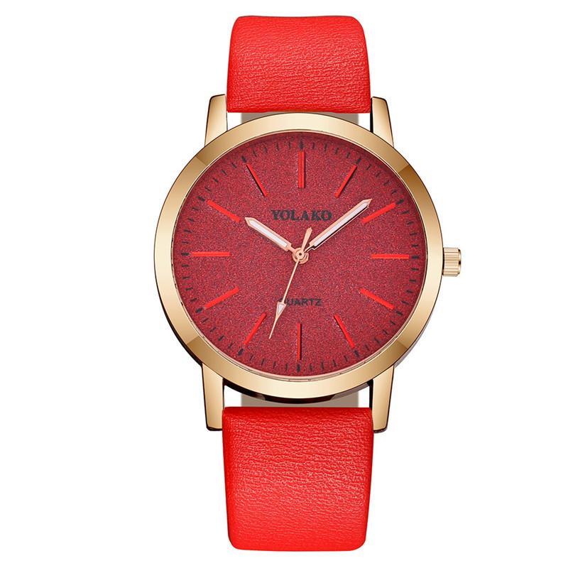 Nouvelle montre de luxe en cuir à quartz pour femmes, montre de mode pour femmes, montre-bracelet pour femmes et jeunes filles