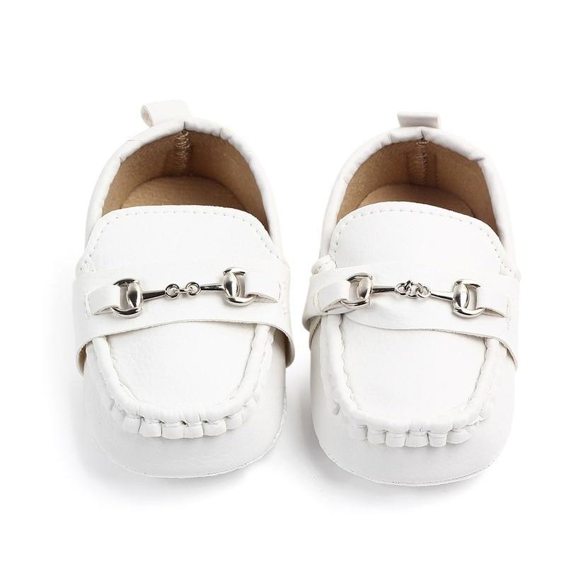 Chaussures en cuir pour bébé, mode nourrisson garçons filles antidérapantes, semelle souple, premiers pas pour nouveau-nés, chaussures de luxe pour enfants