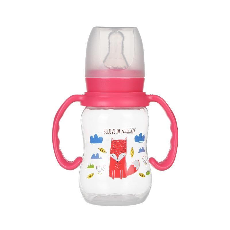 Biberon Durable pour Bébé, Tasse d'Alimentation avec Poignée, Tétine de Haute Qualité