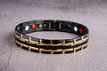 Bracelet tendance pour hommes, bracelet magnétique en acier inoxydable, bracelet magnétique doré pour hommes et femmes