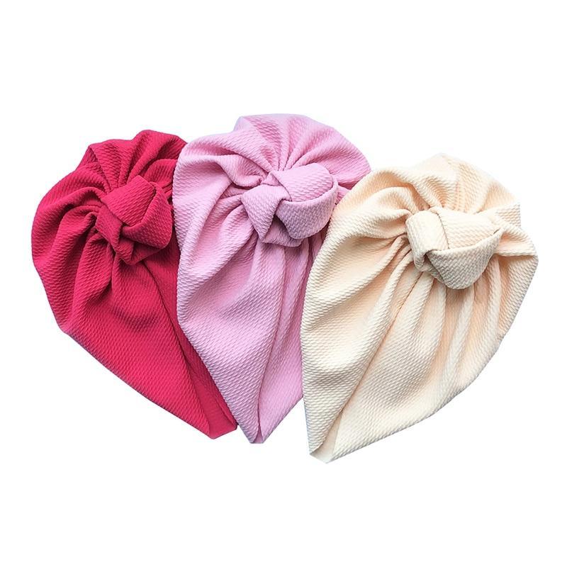 Jolis nœuds Chapeau bébé Noué Enfants Filles Nouveau-né Turban Doux Enfants Bébés Tout-petits Bonnet