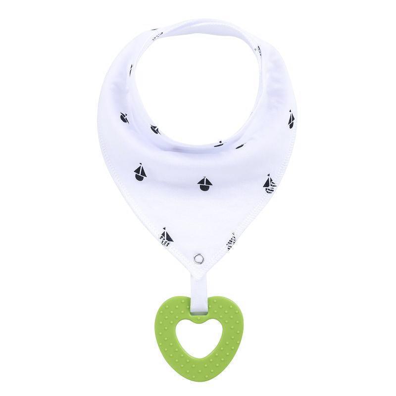 Bavoirs bandanas unisexes 100 % coton biologique super absorbants et doux pour bébé et jouets de dentition pour nouveau-né