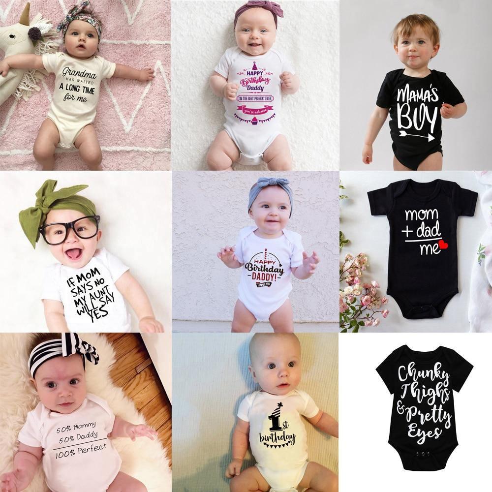 Barboteuse de luxe moderne imprimée unique pour nouveau-né, barboteuse et grenouillère d'été pour garçons et filles, barboteuse à manches courtes, tenues pour bébés, vêtements pour enfants