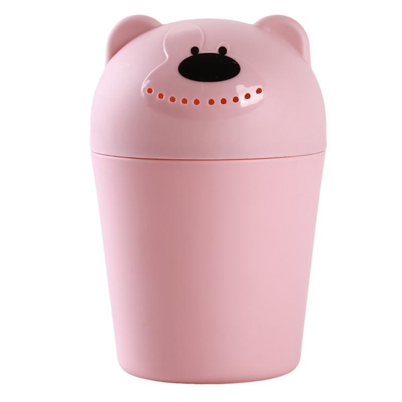 Bébé Enfants Dessin Animé Ours Bain Tasse Bébé Douche Shampooing Tasse Seau Bébé Douche Cuillère Eau Cheveux Pour Enfants