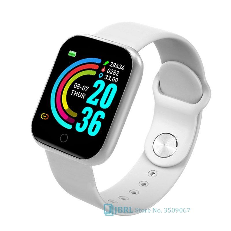 Montre intelligente de luxe, NOUVEAU style, en acier inoxydable, pour femmes et hommes, électronique, sport, bracelet, pour Android IOS, montre connectée carrée