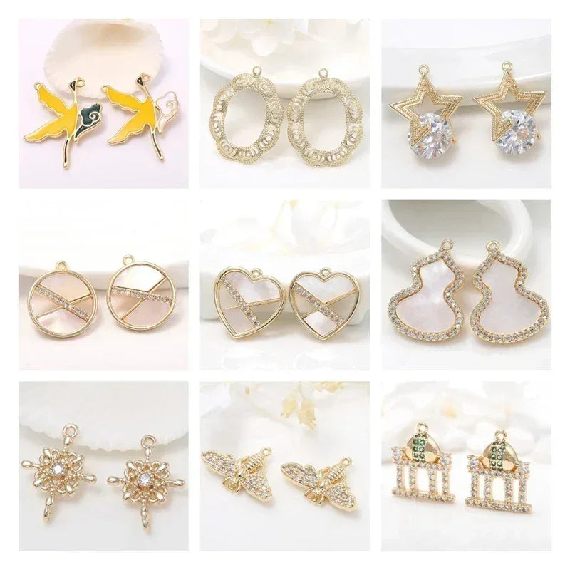 Chaînes texturées rondes plaquées or véritable 14K de 4mm*4,5mm pour la fabrication de colliers, accessoires de bijoux DIY, chaînes artisanales