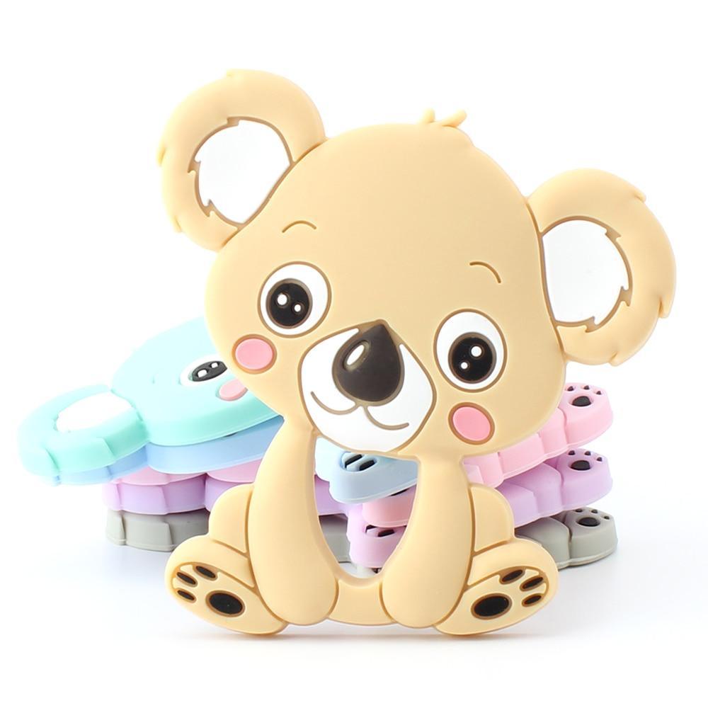 Bébé Animal Silicone Anneaux de Dentition Chien Dinosaure Koala Accessoires de Produit de Dentition pour Bébés Enfants