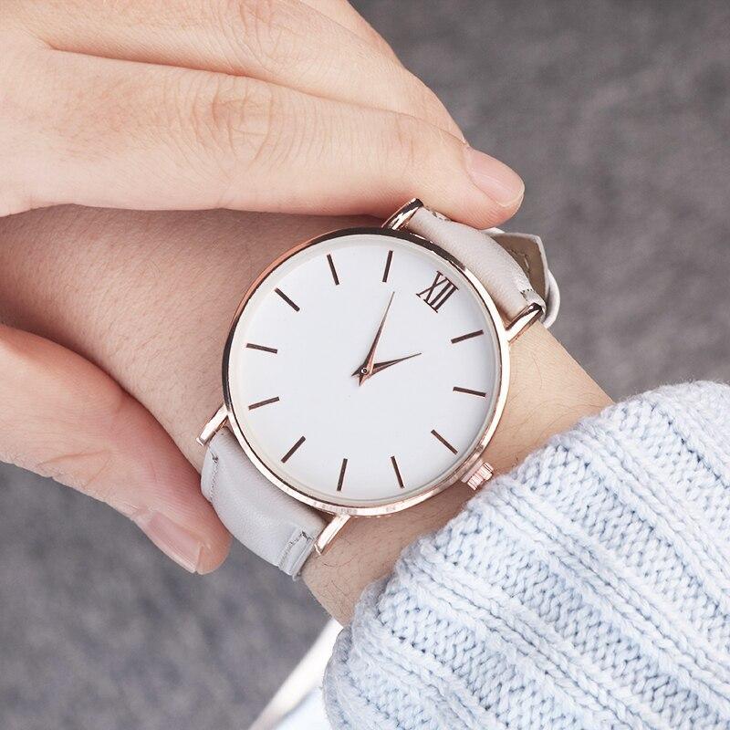 Nouvelles montres STEVVEX pour femme, montre-bracelet décontractée en cuir à quartz pour femmes et filles