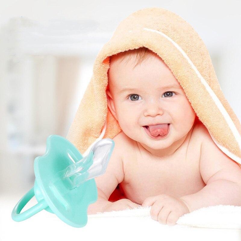 Sucette moderne pour bébé, nouvelle tétine en silicone de qualité alimentaire, tête ronde, pour nourrissons et jeunes enfants