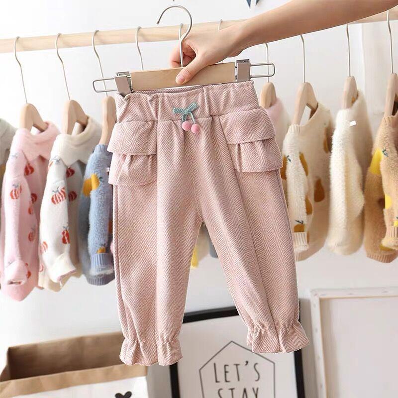 Vêtements bébé fille pantalon à pois nœud volants pantalon décontracté pantalon long princesse fille vêtements enfants