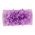 Mignon 1 PC Bébé Filles Fleur de Lotus Bandeau Nylon Nœud Élastique Nouveau-né Tout-petit Bandeaux Accessoires Cheveux Enfants Cadeaux