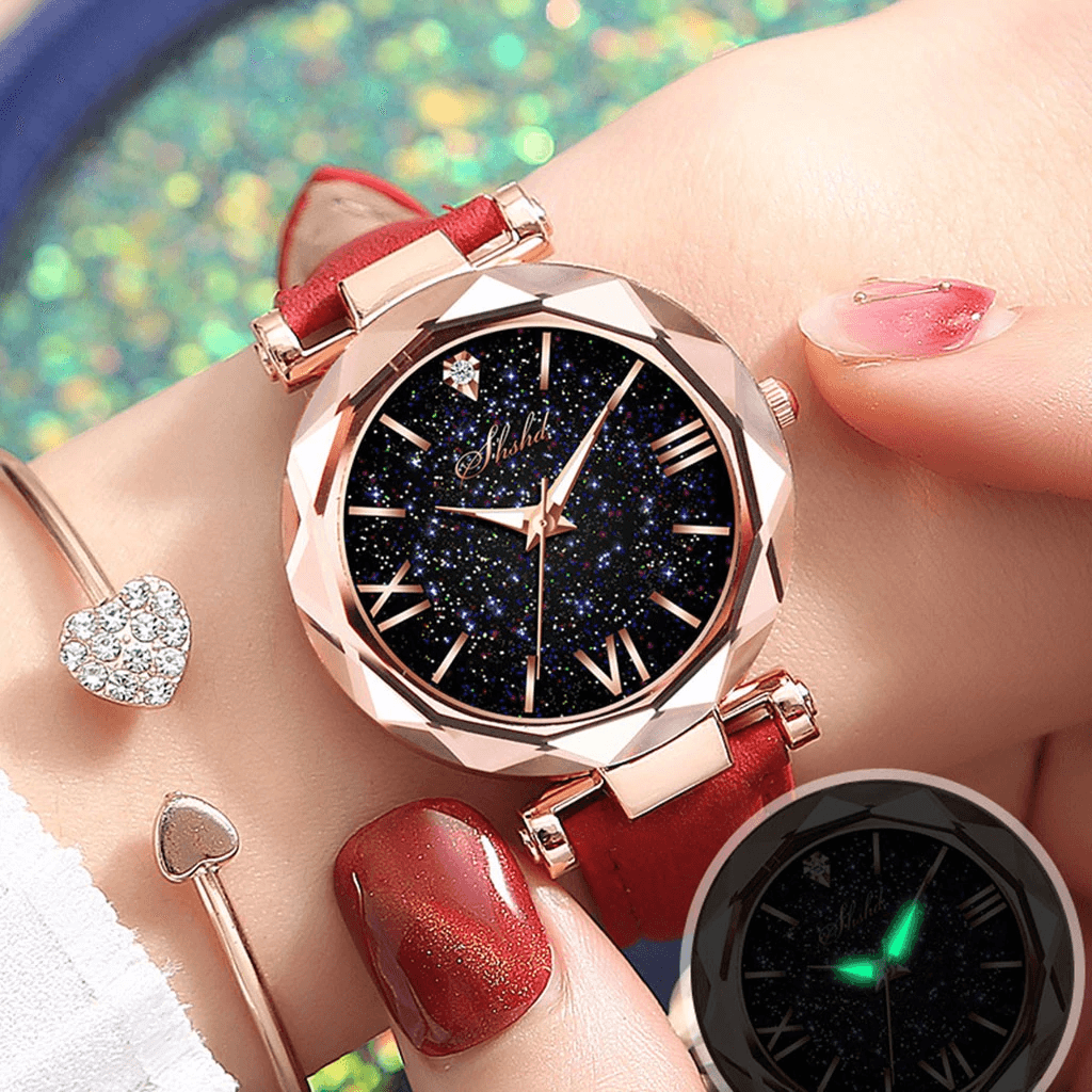 Montres pour femmes, marque de luxe, montre à quartz pour femmes, montres-bracelets mode pour femmes et jeunes filles avec détails fluorescents