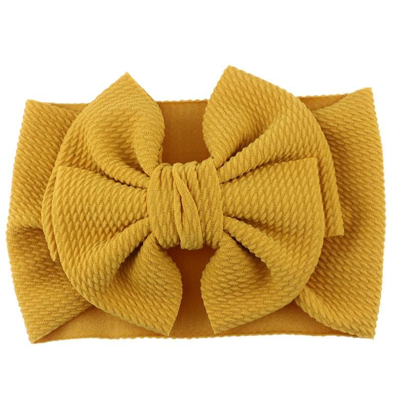 Bandeau de bébé moderne à nœud papillon pour les petites filles, bandeau turban, turban noué pour bébés filles