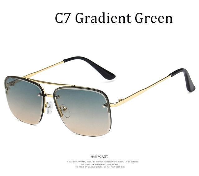 Lunettes de soleil pour hommes de luxe NOUVELLE TENDANCE, design vintage, protection UV400, Oculos De Sol