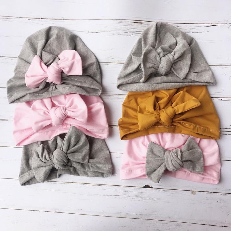 Chapeau de bébé fleur élégant Turban pour tout-petits Bandeaux Chapeau de bébé bonnet pour nouveau-nés Filles