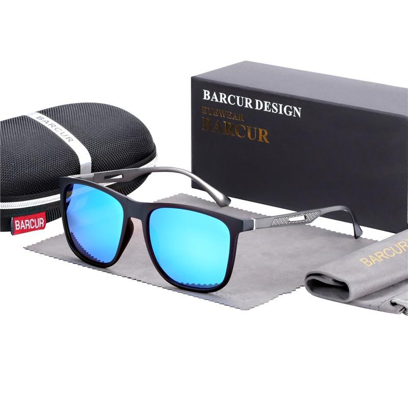Lunettes de soleil carrées en titane de haute qualité pour hommes, polarisées, avec miroir dégradé, monture en titane TR90, oculos de sol gafas et protection UV400
