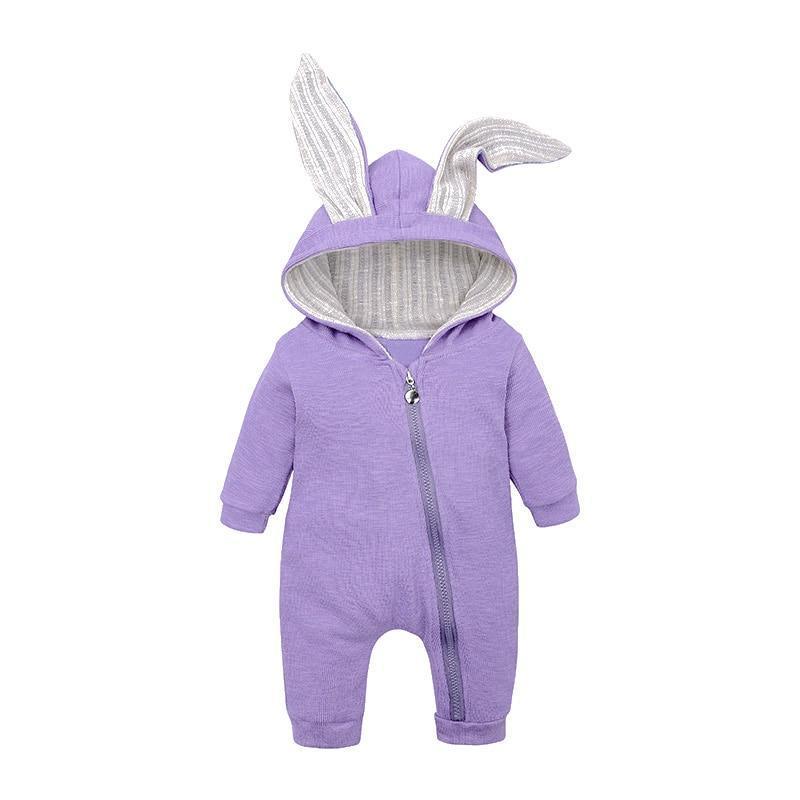 Combinaison bébé Dinosaure et Lapin avec Fermeture Éclair Vêtements Nouveaux-nés Grenouillère Bébés Filles et Garçons Déguisement Enfant Combinaison