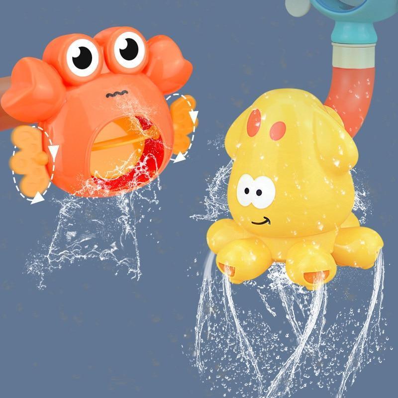 Jouets de bain éducatifs pour bébé Pipeline de pulvérisation d'eau Douche Jeu amusant Jouets de bain pour enfants Excellent cadeau