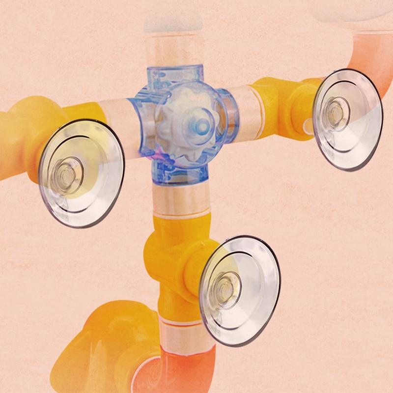 Jouets de bain éducatifs pour bébé Pipeline de pulvérisation d'eau Douche Jeu amusant Jouets de bain pour enfants Excellent cadeau