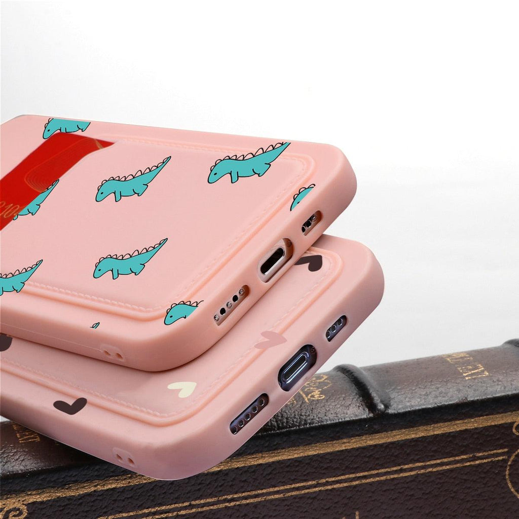 Magnifiques étuis en silicone souple anti-rayures pour iPhone 13 Pro Max. Étui portefeuille en silicone avec porte-cartes pour iPhone 13 Mini, 13ProMax, 13Pro. Étui iPhone avec porte-cartes, motif fleur et papillon.