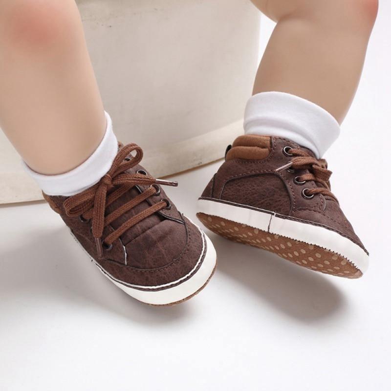 Chaussures bébé garçon en toile, nouveau-nés, premiers pas, enfants