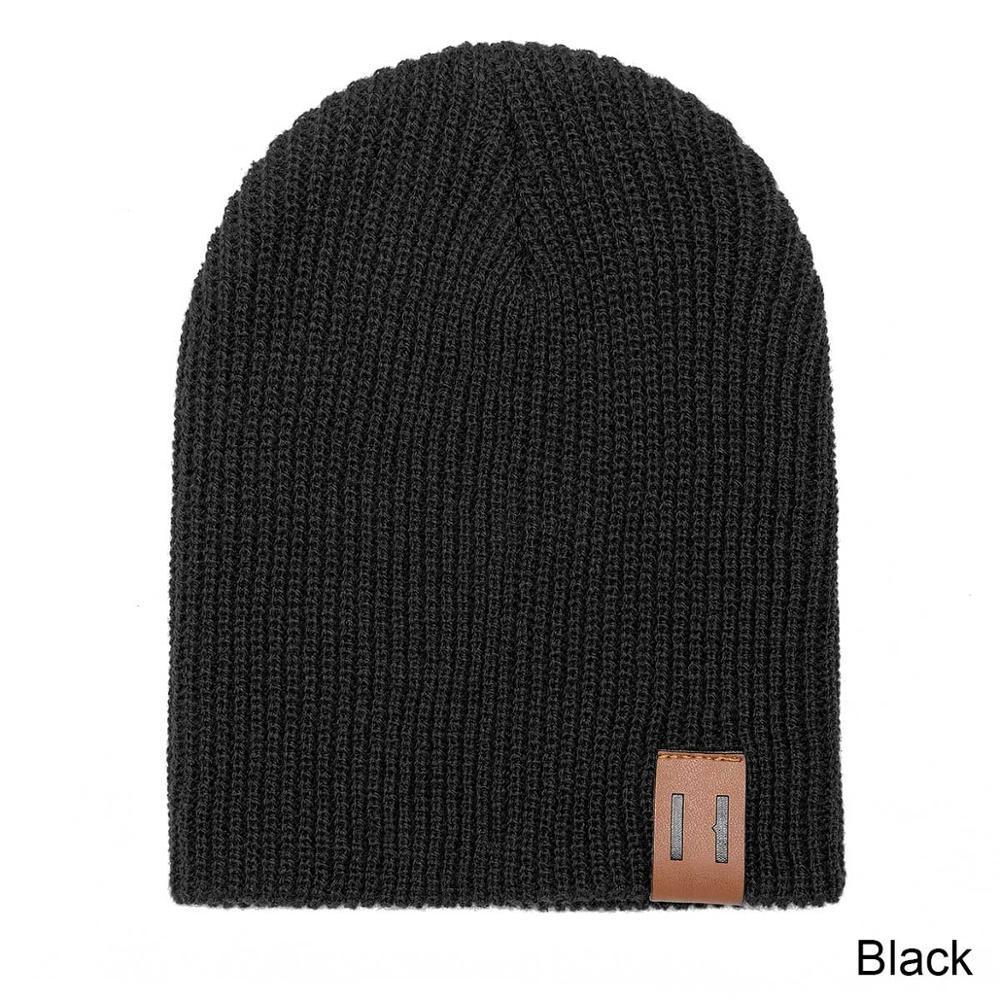 Bonnet d'hiver moderne doux et chaud en tricot élastique pour enfants filles et garçons, casquette décontractée et chaude pour enfants