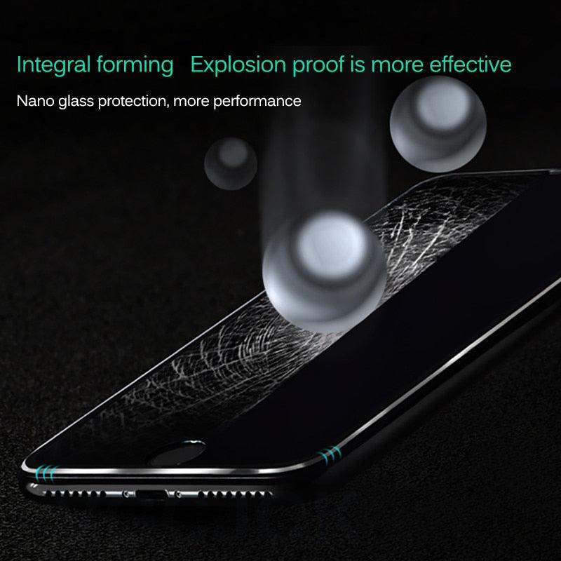 3 Pièces Pour iPhone 7 8 6 s 6s Plus Verre de Protection Pour Film Protecteur d'Écran Verre Blindé Trempé Compatible avec le Protecteur d'Écran iPhone pour iPhone