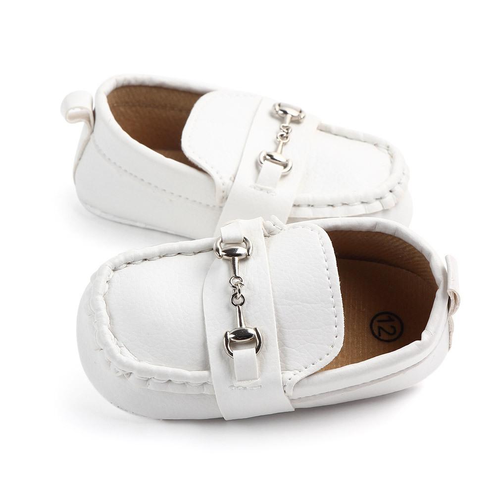 Chaussures en cuir pour bébé, mode nourrisson garçons filles antidérapantes, semelle souple, premiers pas pour nouveau-nés, chaussures de luxe pour enfants