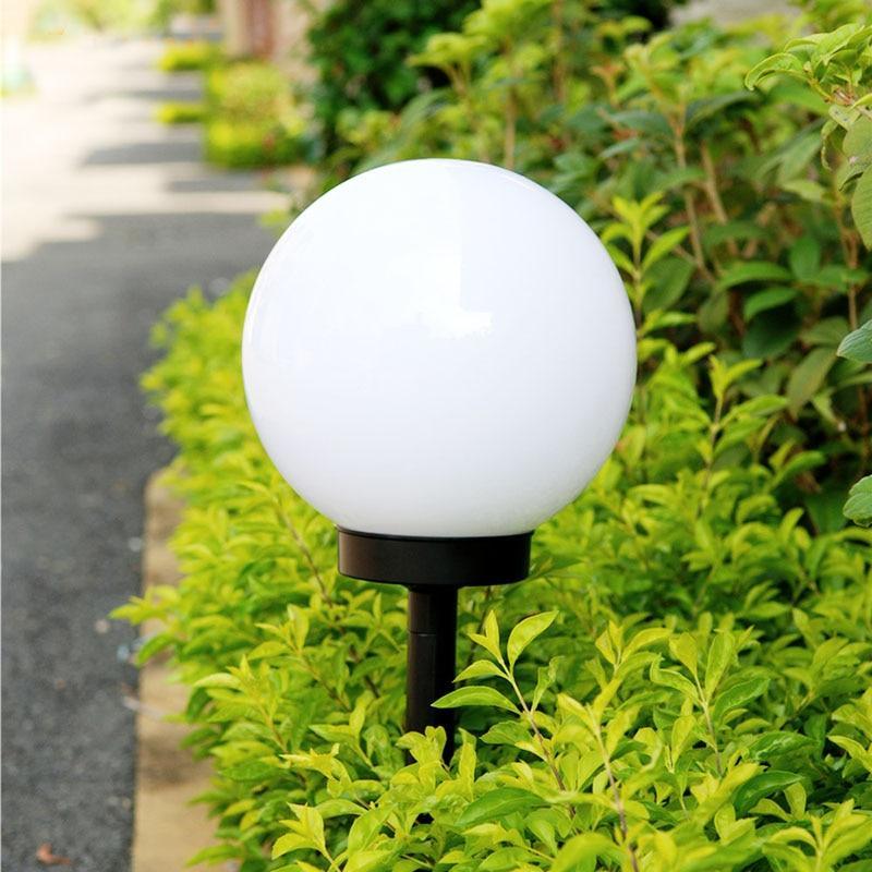 Lampe LED décorative en forme de boule de lune, étanche, pour jardin et allée, lampe de jardin moderne