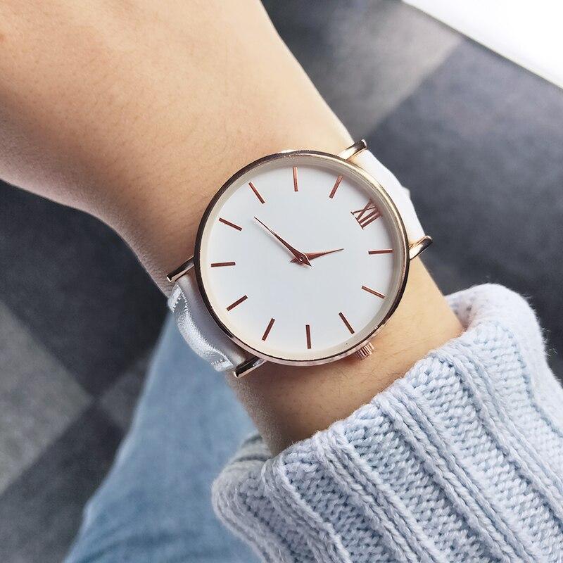 Nouvelles montres STEVVEX pour femme, montre-bracelet décontractée en cuir à quartz pour femmes et filles