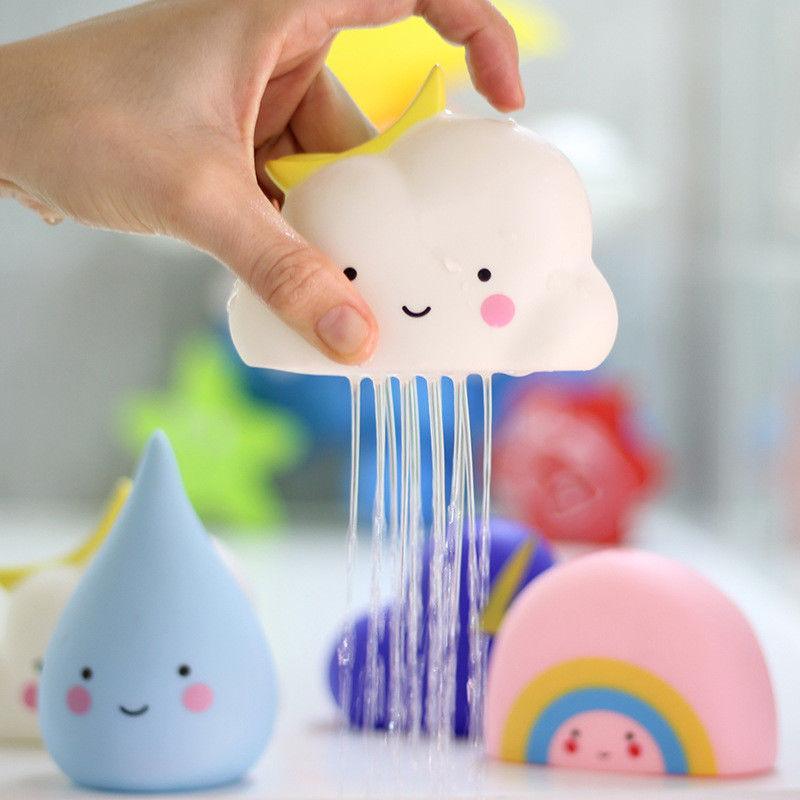 Jouets de bain pour bébé modernes, outils de pulvérisation d'eau pour le bain, jouets flottants en forme de nuages pour enfants