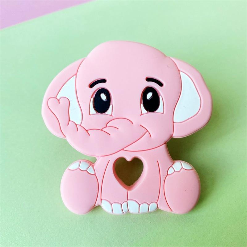 Jouet de dentition éléphant en silicone pour nouveau-nés, cadeau parfait pour bébés garçons ou filles