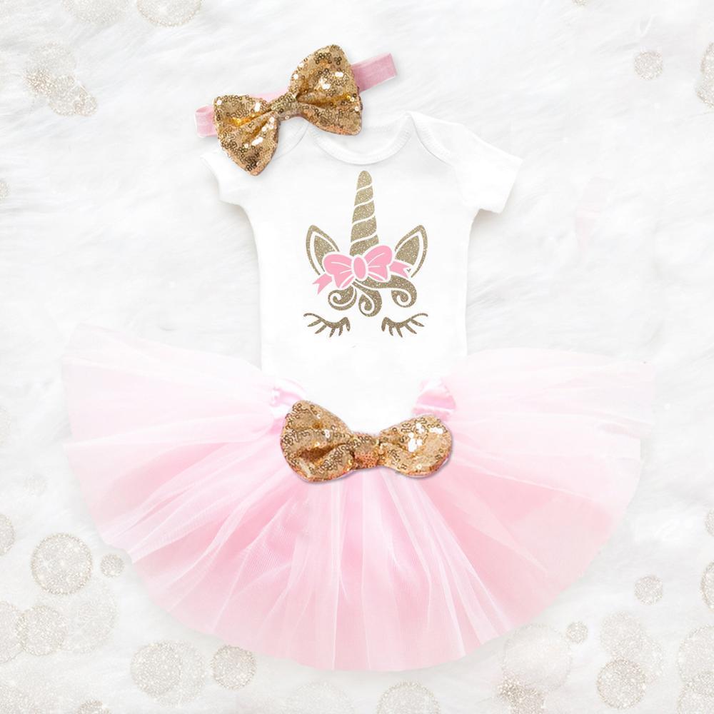 Robe Tutu Princesse Fille Vêtements pour Enfants Bébé Baptême 1er Anniversaire Tenues Robe de Fête d'Anniversaire