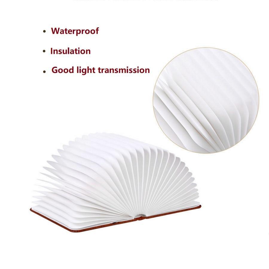 STEVVEX Lampes de Lecture USB LED Chevet Lampe de Bureau Pliable en Bois Rechargeable Magnétique Colorée Meilleur Cadeau d'Anniversaire ou de Saint-Valentin