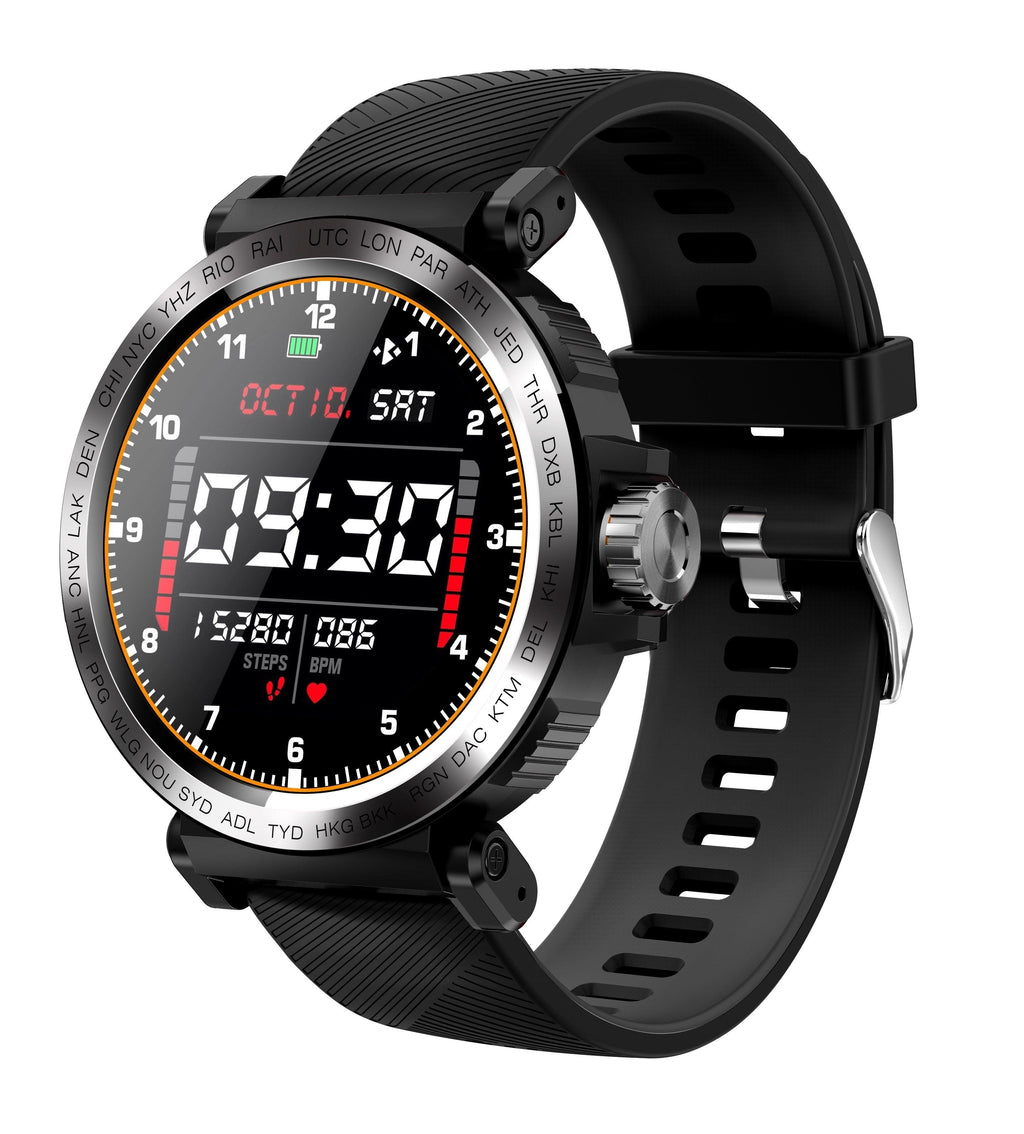 Montre Connectée Sport Étanche IP68 Écran Tactile Homme Femme Moniteur d'Activité Smartwatch pour iOS et Android Pour Hommes et Femmes