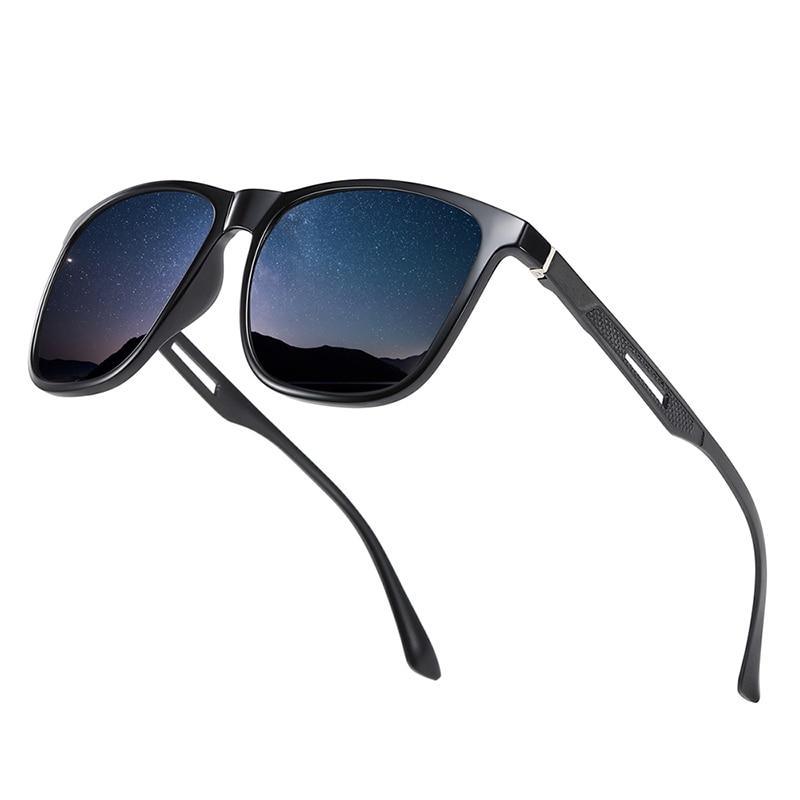 Lunettes de soleil carrées en titane de haute qualité pour hommes, polarisées, avec miroir dégradé, monture en titane TR90, oculos de sol gafas et protection UV400