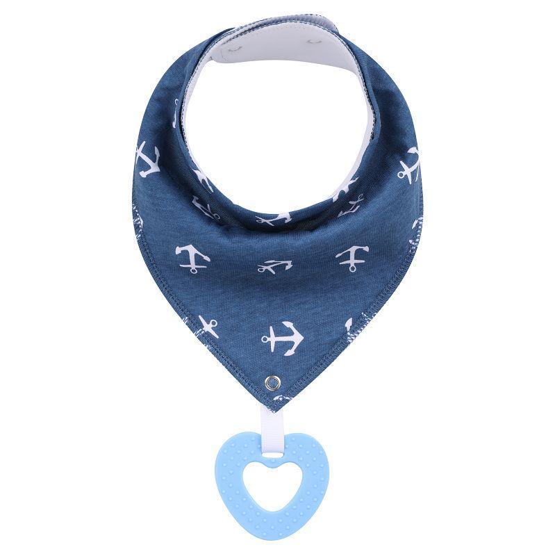 Bavoirs bandanas unisexes 100 % coton biologique super absorbants et doux pour bébé et jouets de dentition pour nouveau-né