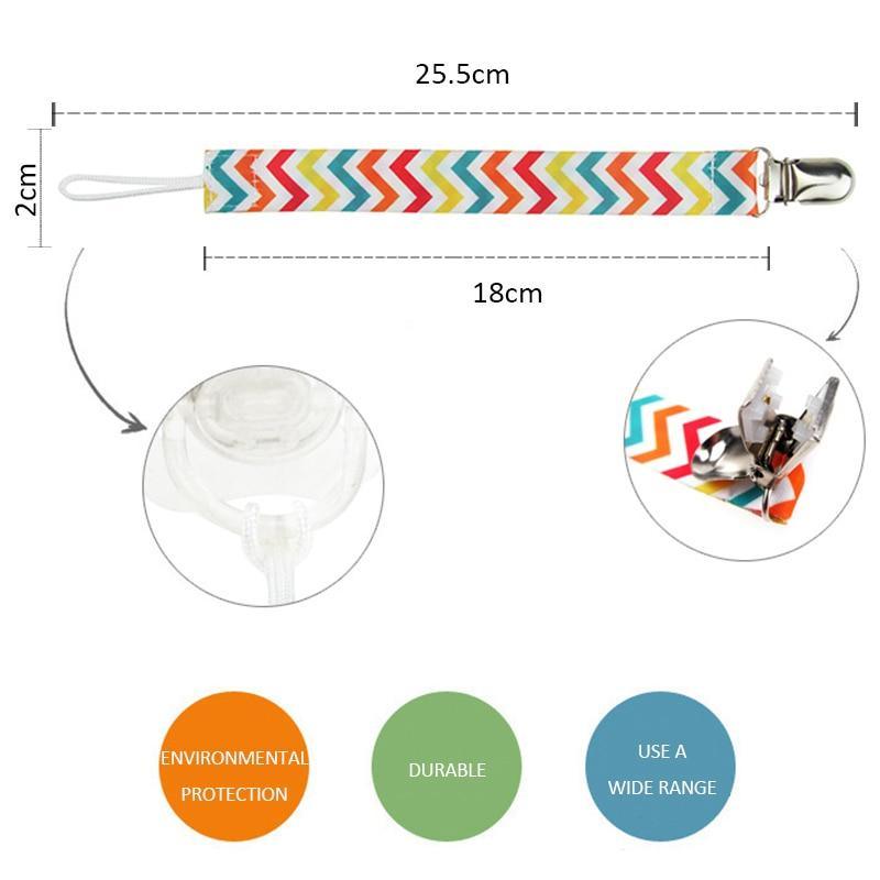 Lot de 4 attaches-sucettes pour bébés, anneaux de dentition, attache-tétine pour bébés et jeunes enfants