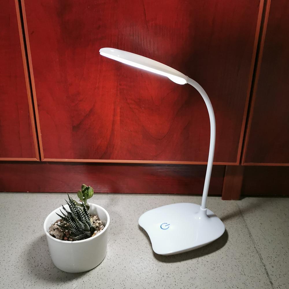 STEVVEX Lampe de Lecture sur Pied LED Lampe de Bureau Portable avec Batterie Rechargeable Niveaux de Luminosité Lampe de Bureau d'Étude pour Étudiant et Bureau