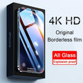 Verre de protection intégral 4K HD pour iPhone 11 12 13 14 PRO MAX, protecteur d'écran en verre trempé pour iPhone 14 Plus X XR, film de verre trempé avec clarté HD, toucher précis, absorbant les chocs