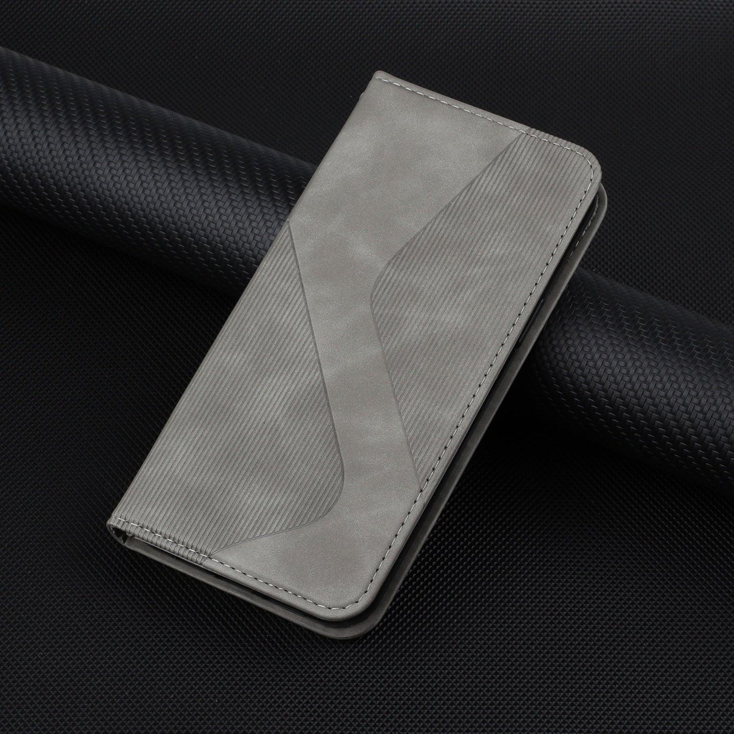 Étui portefeuille à rabat bleu de luxe pour iPhone 14 13 12 Mini Plus 11 Pro Étui de téléphone à cartes magnétique Étui de téléphone en cuir PU magnétique Étui portefeuille à rabat simple classique en forme de S