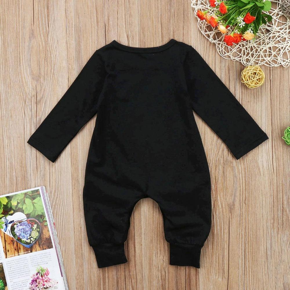 Ensemble de vêtements pour bébé garçon nouveau-né, barboteuse avec lettre, grenouillère en coton pour garçons et filles, tenues de 0 à 24 mois