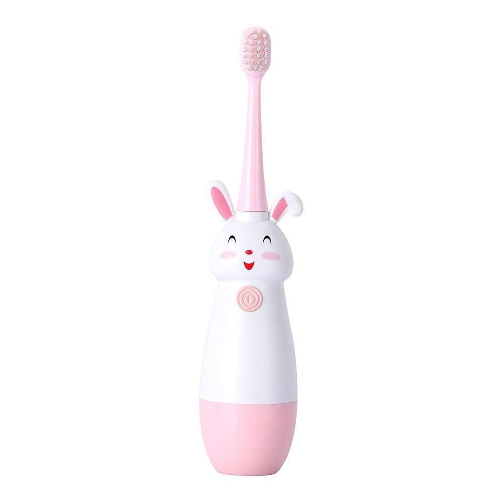 Nouvelle brosse à dents électrique à motif de dessin animé, brosse à dents électrique pour enfants avec tête de rechange souple, brosse à dents vibrante pour garçons et filles de 3 à 13 ans, étanche IPX7, cadeau de Noël pour enfants