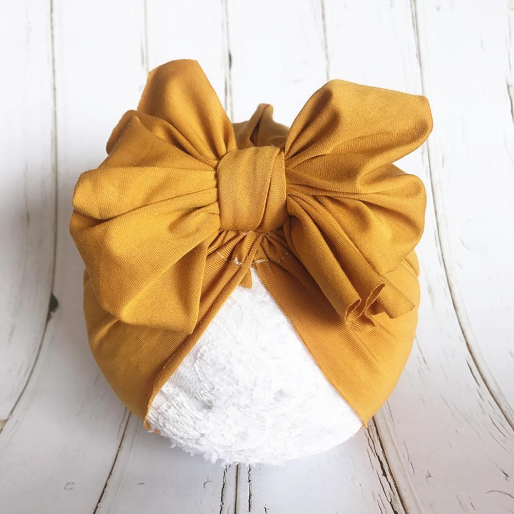 Joli bonnet pour bébé, bonnet doux en coton pour tout-petits, garçon ou fille, avec nœud floral